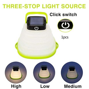 Solar Portable Led Camping Lantern Lights Outdoor Rechargea