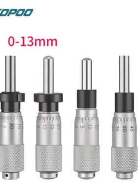 Round Type 0 13mm Range Micrometer Head Measurement Measure