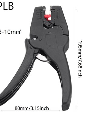 0.03-10mm Wire Stripper Flat Nose Insulation Electric Crimpe