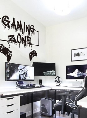 Graffiti Gaming Zone Eat Sleep Game Controller Video Game W