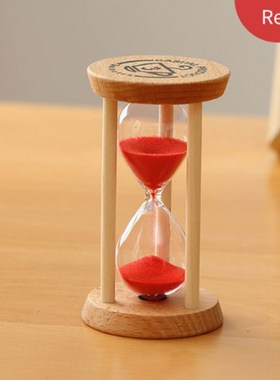 Hourglass Sand Timer 3 Minutes Sand Clock Round Watch Glass