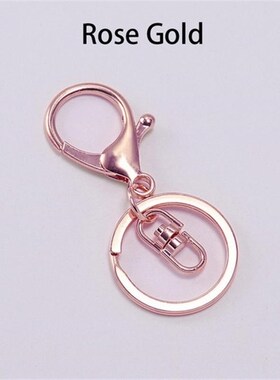 5pcs/Lot 30mm Key Ring Long 68mm With Lobster Clasp Jump Rin