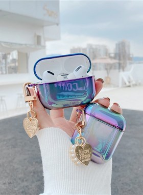 Luxury PC Hard For Airpods pro case Glitter Bling earphone