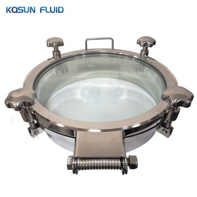 450mm SS316 or 304 Circular manhole cover w pressure Round