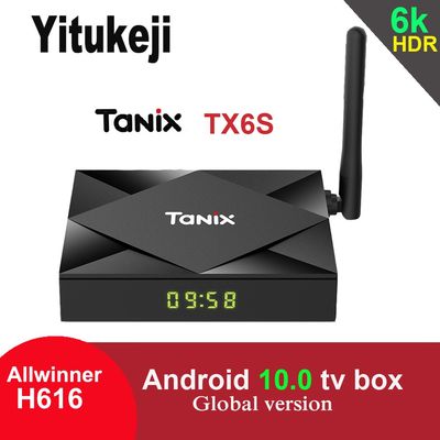 Tanix TX6S Android 10.0 TV Box Allwinner H616 4GB 64GB 2.4G