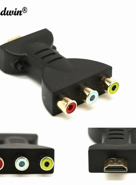 Bundwin HDMI To 3 RGB RCA Video Audio Adapter Digital Signa