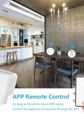 EU Plug Smart Remote Control Socket Timer Switch Socket For