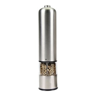 Electric Salt and Pepper Grinder Set Shaker Mills Adjustable