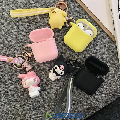 Japan Wireless Charging silicon case Cartoon cute 3D Pom Po