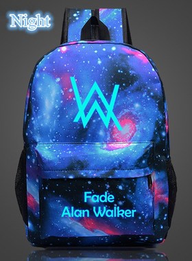 New Luminous Alan Walker Backpack for Teenagers Faded Elect