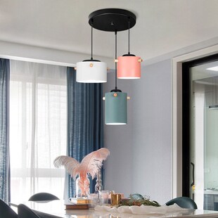 Nordic Creative Wooden Chandelier Bedroom Study Guest Room