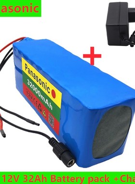 New 18650 12V 32000 mAh Battery pack 18650 lithium batt