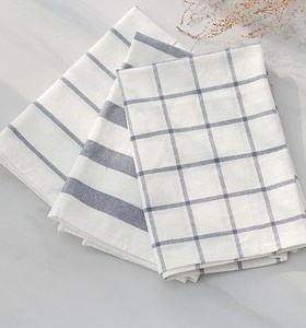 3pcs 46*65cm yarn dyed tea towel  cotton kitchen cloth f