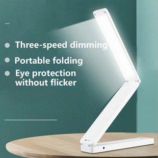 LED Desk Lamp Battery Three mode Lighting Brightness USB Du