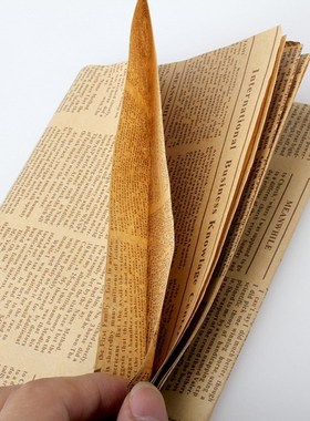 1pcs Vintage Newspaper Gift Wrapping Paper Artware Package P