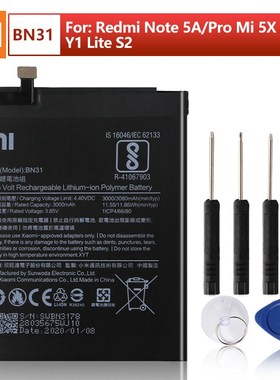 Original  BN31 Replacet Battery   Mi 5X Mi5X A1 MiA1 Redmi N
