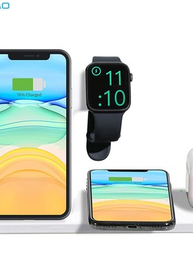 4 in 1 Wireless Charging Dock Station For Apple Watch 5 4 3