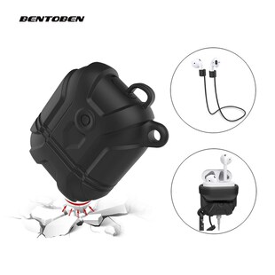 BENTOBEN Silicon Case for Apple Airpods 1/2 Protective Blue
