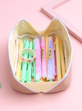 1 Pc Large Capacity Pencil Case Kawaii Pencilcase School Ca