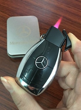 New Creative LED Car Jet Torch Lighter Turbo Butane Gas Infl