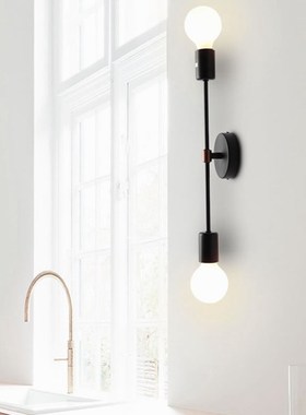 Modern Fashion Iron Double Head LED Wall Lamps Nordic Creati