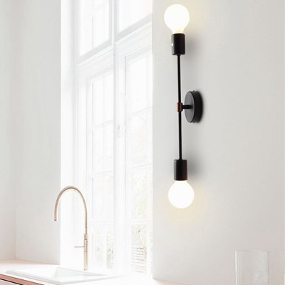 Modern Fashion Iron Double Head LED Wall Lamps Nordic Creati