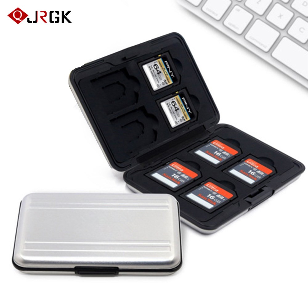 Large Waterproof Memory Card Case All in One Anti-Shock 8SD+