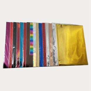 50Pcs Gold Black Red Hot Stamping Foil Paper Laminator Lamin