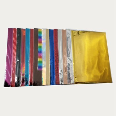 50Pcs Gold Black Red Hot Stamping Foil Paper Laminator Lamin