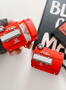 Case For AirPods 1/2 Honda Silicone Soft 3D Creative Engine