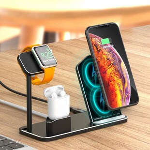 3 in 1 Wireless Charging Induction Charger Stand For IPhone