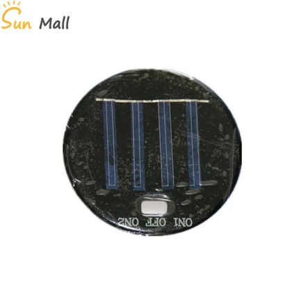 Polycrystalline silicon/Poly Solar Panel Round 77MM 2V 60A 0