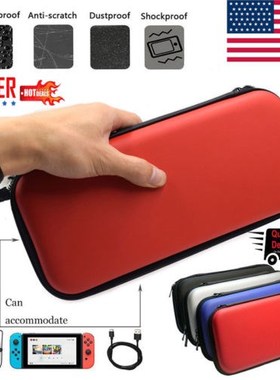 For Nintendo Switch Hard Shell Carrying Display Case EVA Bl