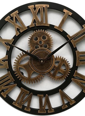 Large Wooden Wall Clock Vintage  Clock s Style Living Room W