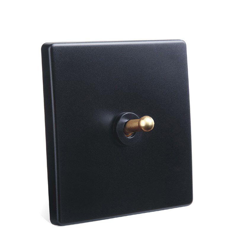 1 Gang High Quality Retro Classy Brass Toggle Light Switch