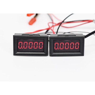 Digital LED Tachometer Gauge RPM Speed Meter Hall Proximity