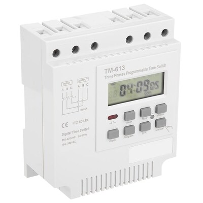 TM 163 Programmable Timer Swtich Three Phases 380V Smart Di