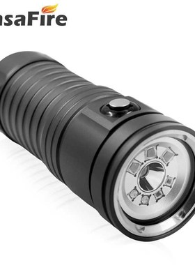 Portable 4-mode Diving Flashlight 6000LM Underwater 80M Phot