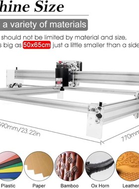 6550 15W CNC Laser  Engraving Machine work Area 65cm*50cm ,D