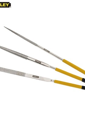 Stanley 3pcs small diamond file needle set polishing tools