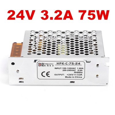 1PCS 75W 24V 3.2A power supply for industrial control LED d