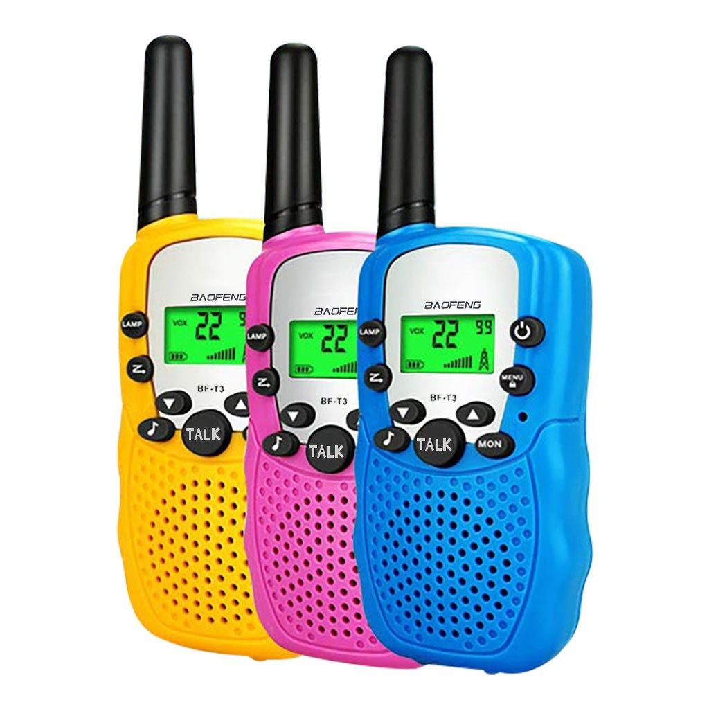 3pcs two way radio mini walkie talkie for kids child walkie