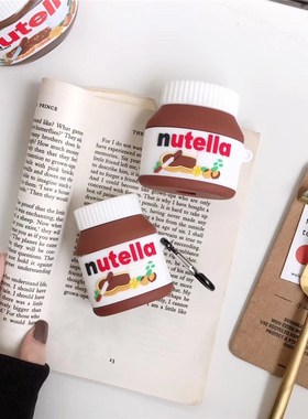 For AirPod 2 Case 3D Chocolate Nutella Soft Silicone Earpho