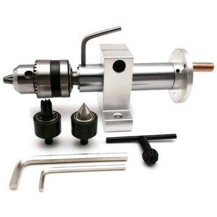 Multifunction Drilling Tailstock Live Center With Claw  Mini