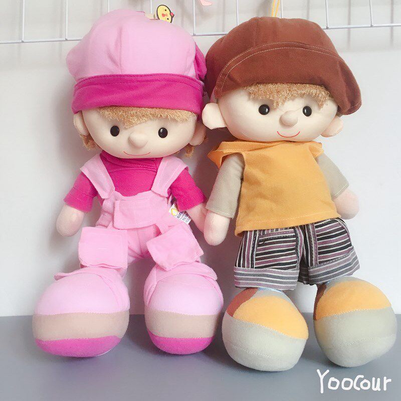 1pc 40cm new ragdoll stuffed dolls girl boy doll plush wedd