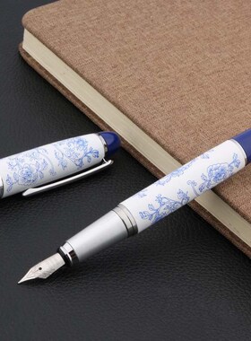 Hot New Chinese Blue and White Porcelain Pattern Medium Nib