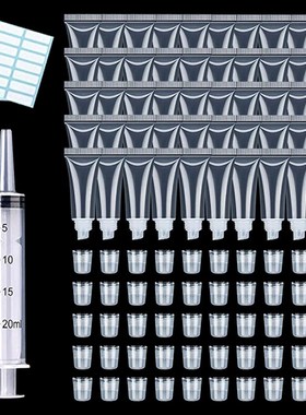 50 pcs 15ml lip gloss tubes Lip Balm Soft Hose Makeup Squeez