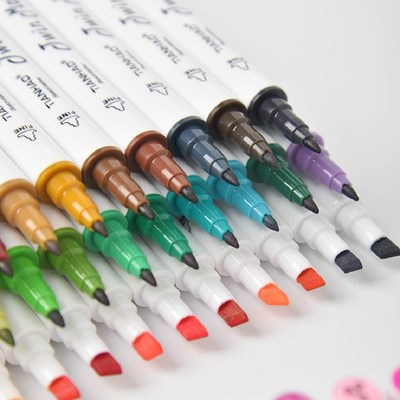 24/36/48Colors Markers Manga Drawing Markers Pen Alcohol Bas