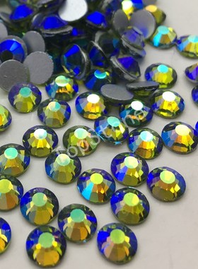 All Sizes Shiny Lt Siam Red AB Color Nail Art Rhinestones SS