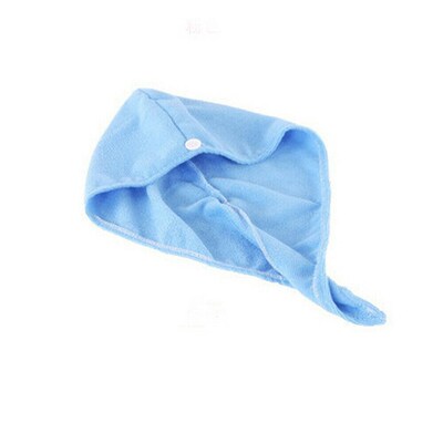 4 Colors Microfibre Hair Drying Towel Wrap Turban Head Hat B